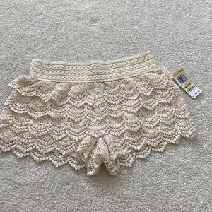 American Rag lace shorts ivory/natural color. Size M